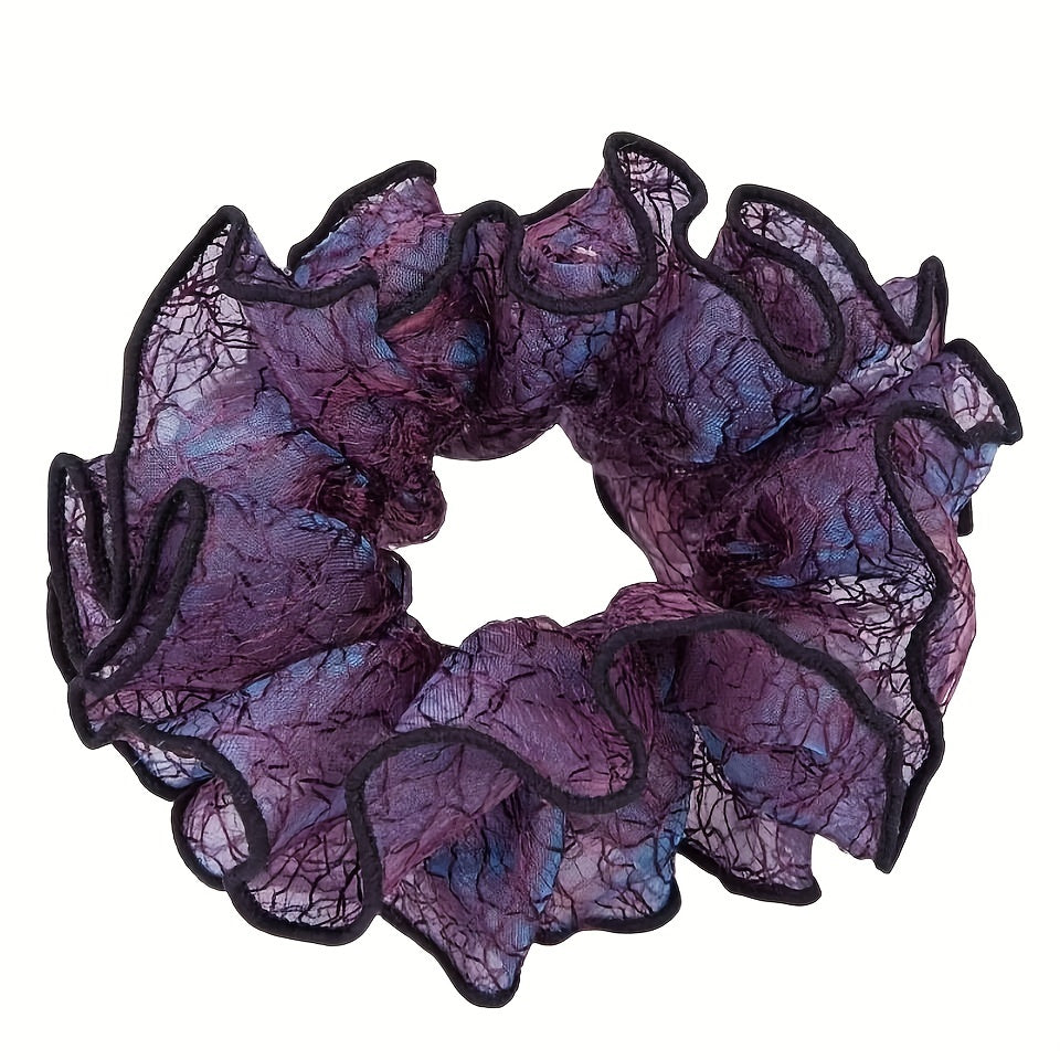 Solid Mesh Hair Rope Ponytail Holder Hair Accessories For Women Girls