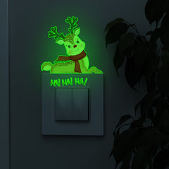 Santa Claus Luminous Wall Sticker Room Decor