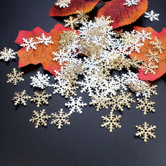 Winter Christmas Glitter Snowflake Confetti Pack - Wedding Party Birthday Decor