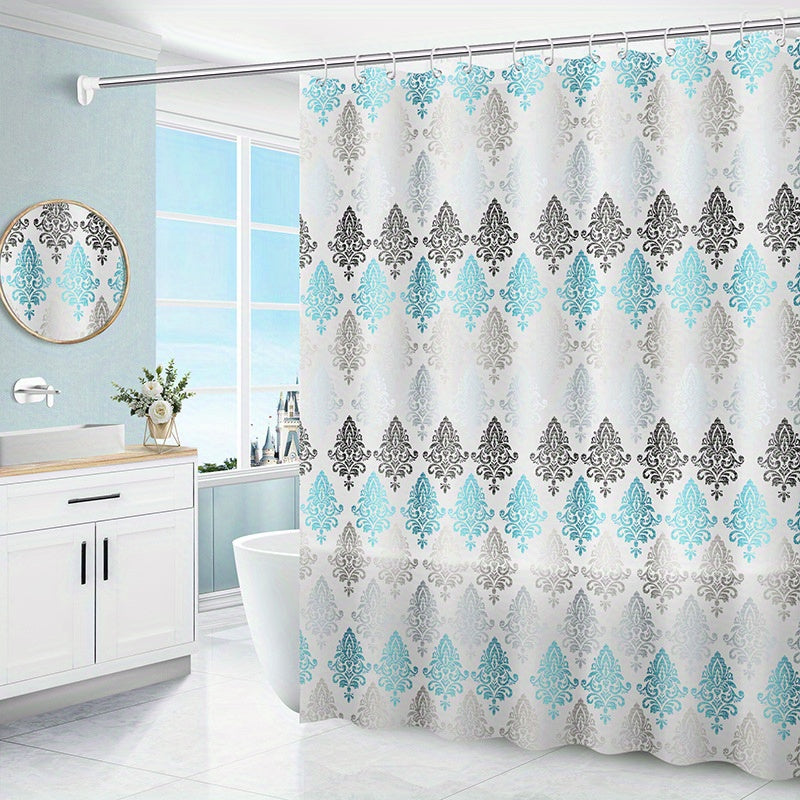 Waterproof European Shower Curtain with Metal Grommets