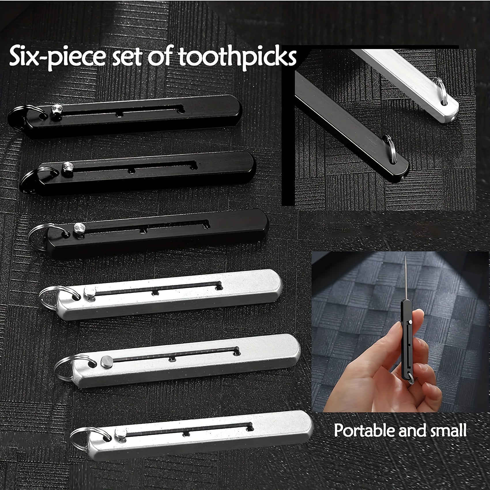1pc Telescopic Toothpick Outdoor Personal Care Supplies