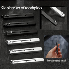 1pc Telescopic Toothpick Outdoor Personal Care Supplies