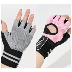 Adjustable Sport Training Gloves - Half Finger Anti Slip Gloves