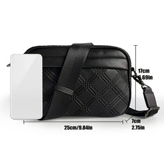 Casual Postman Shoulder Bag Plaid Small Messenger Bag Men's Bag