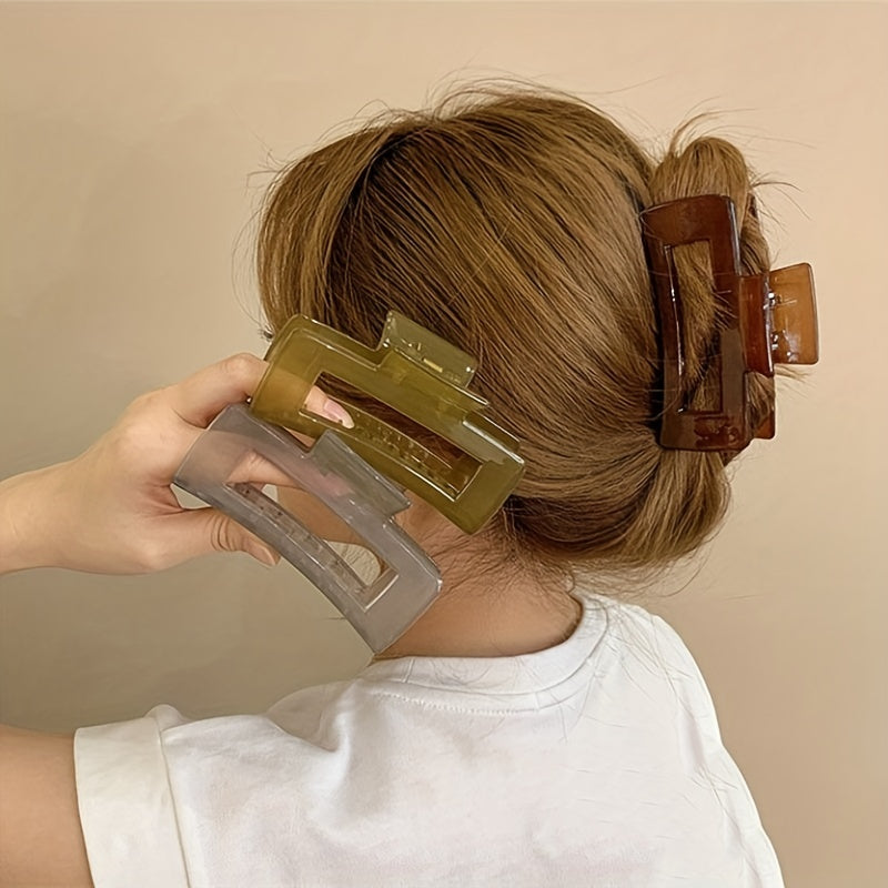 Large Hair Claw Clips Thick Long Hair Retro Claw Hair Clips Strong Hold