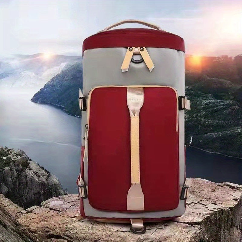 Large Capacity Outdoor Travel Backpack Gym Yoga Bag Portable Duffle Bag