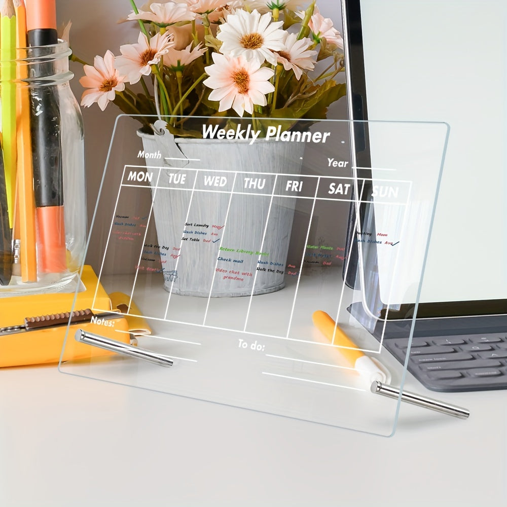 Acrylic Weekly Planner Message Board