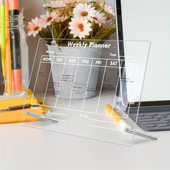 Acrylic Weekly Planner Message Board