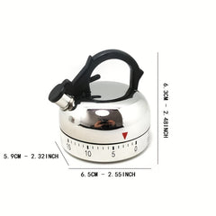 Kitchen Timer Novelty Kettle Mechanical Home Countdown Reminder