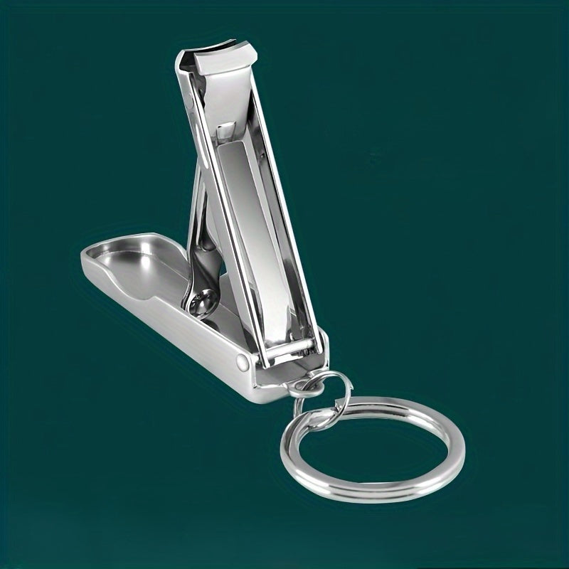 Portable Folding Nail Clipper Keychain Ultra thin Nail Clipper Trimmer
