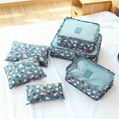 6pcs Travel Storage Bag Sets Underwear Luggage Bag Travel Clothing Storage Bags