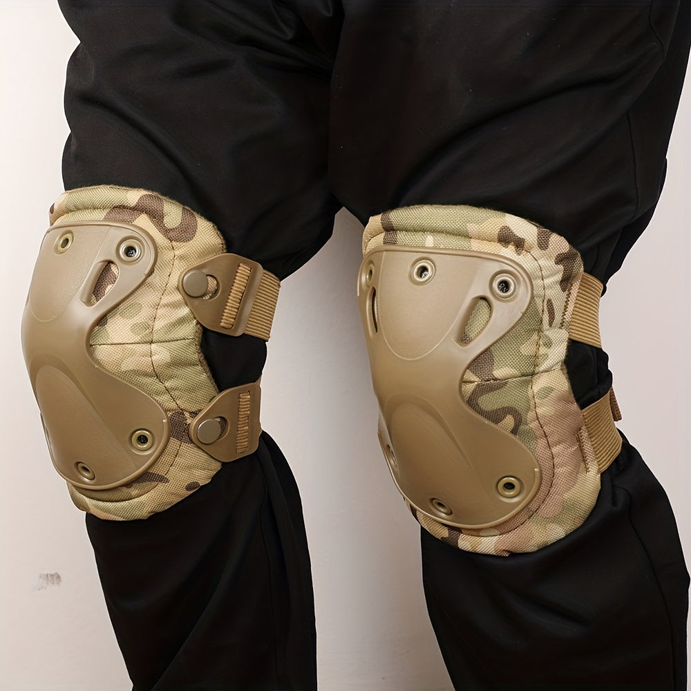 Camouflage Tactical Kneepad and Elbow Protection Suit