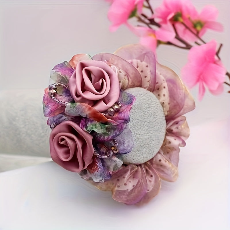 Women's Flower Decor Scrunchie Hair Ties Hair Accessory