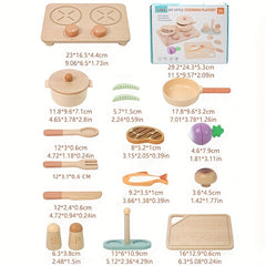 Kids Kitchen Playhouse Toy Set with Accessories