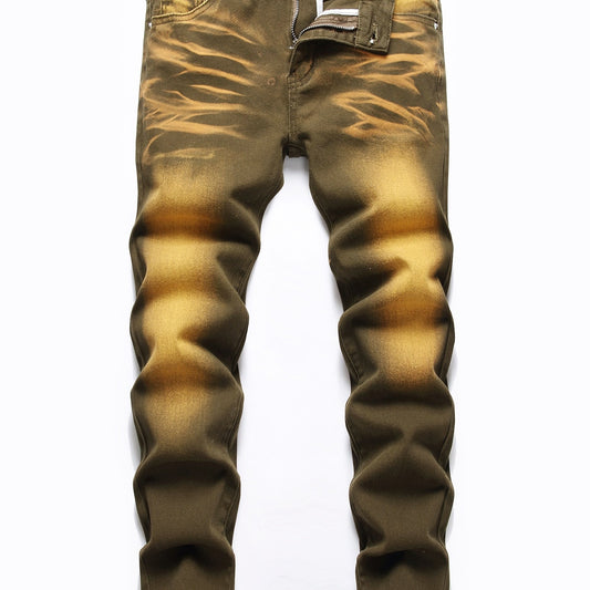 Boys Retro Denim Pants Straight Cut Jeans For Spring And Autumn
