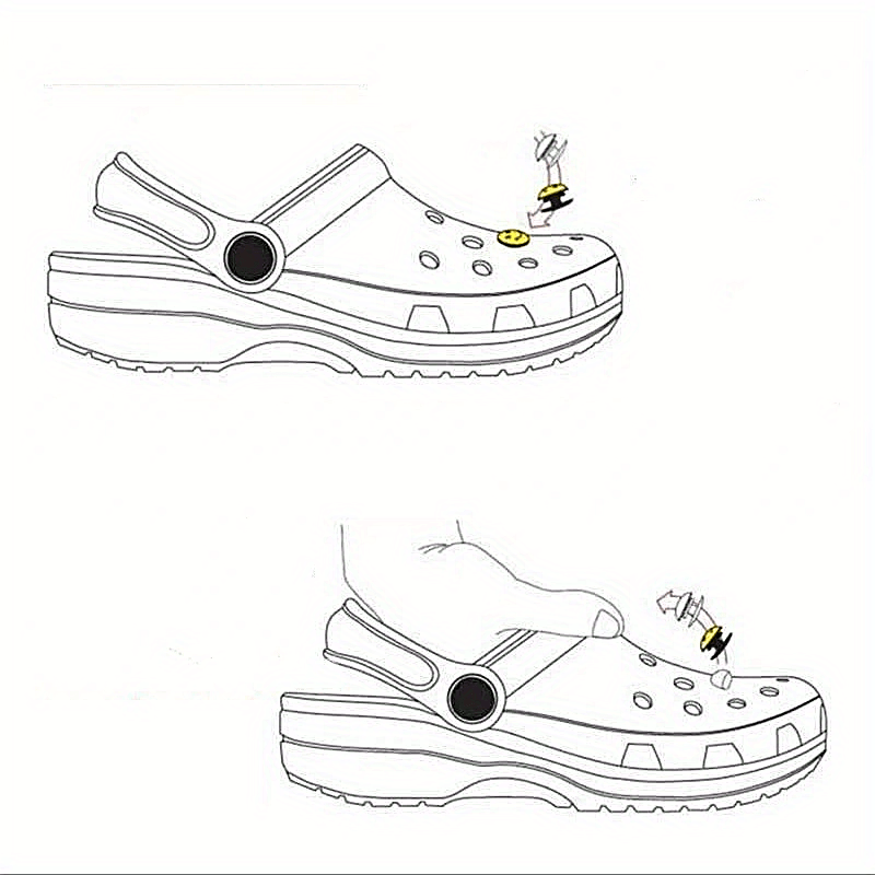 Baroque Style Shoe Charms Butterfly Pearl Flower Accessories