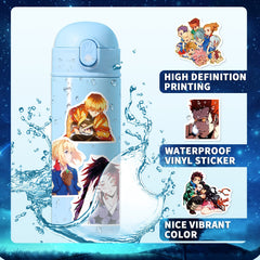 300 Cartoon Motorcycle Anime Stickers for Adults