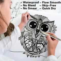 0.35mm Art Drawing Pen Waterproof Needle Tube Pen