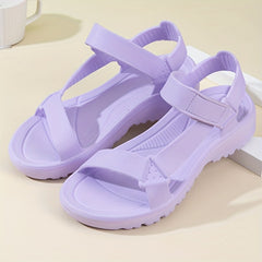 Women's Hook & Loop Fastener Sports Sandals Lightweight Anti slip Wading Sandals
