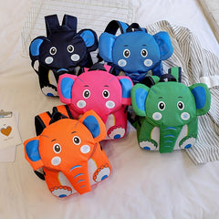 Elephant Shape Kid's School Bag with Adjustable Straps