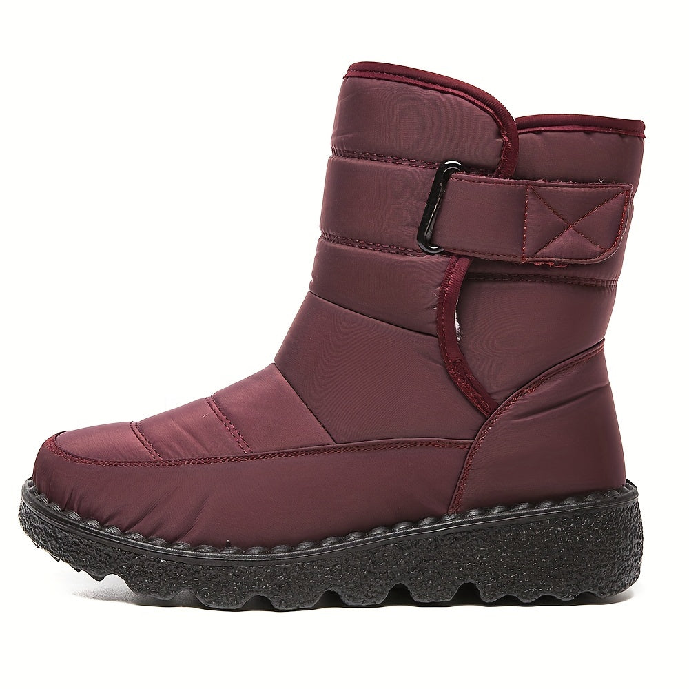 Women's Waterproof Ankle Boots Plush Inner Thermal Snow Boots