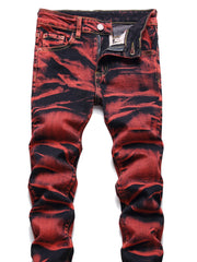 Boys Stretch Ripped Jeans Skinny Slim Fit Washed Denim Pants Kids Clothes