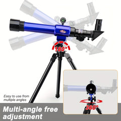 Telescope with Tripod Compass and Eyepieces