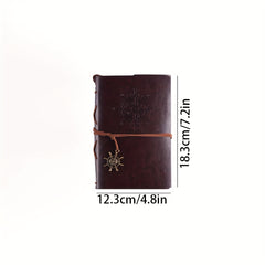 75 Sheet Retro Hand Account Book Loose-leaf Business Notebook
