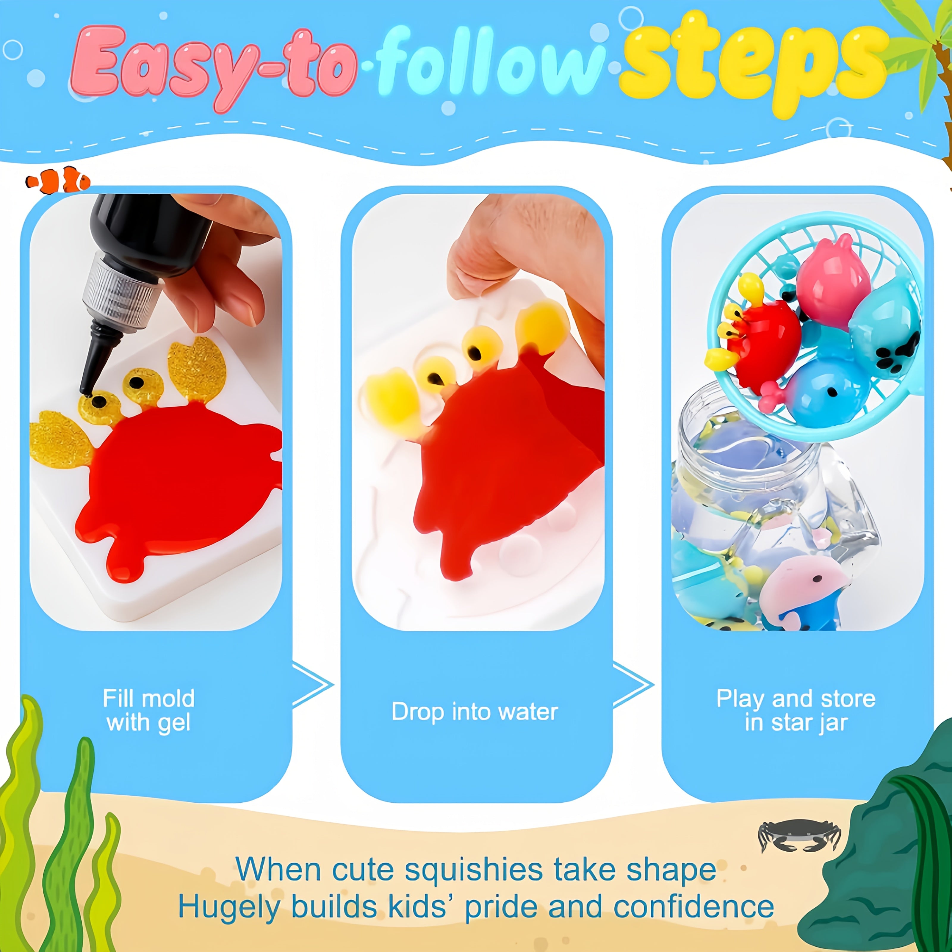 Magic Water Elf Toy DIY Kit Enhances Motor Skills