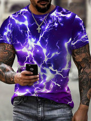 Men's Lion Graphic T shirt 3D Print Crew Neck Top Tee For Summer