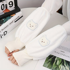 Thicken Warm Sleeves Dirtyproof Soft Comfortable Sleeves