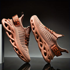 High Impact Lace Up Weaving Running Shoes Women's Footwear