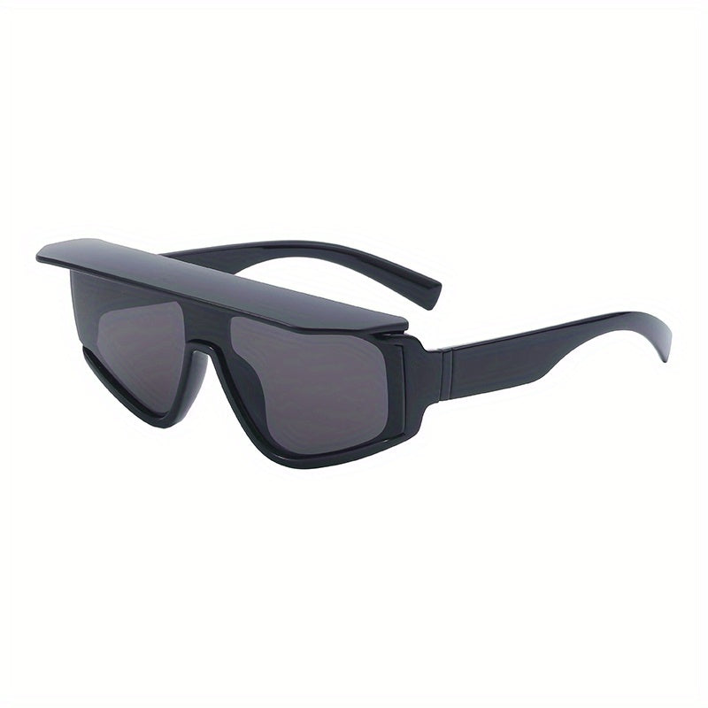 UV Protection Sunglasses with Hooded Curtain for Men and Women
