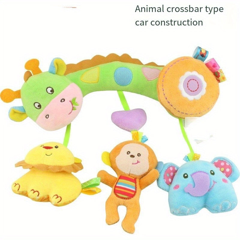 0-1 Years Old Baby Bed Bell Rattle Mirror Car Pendant