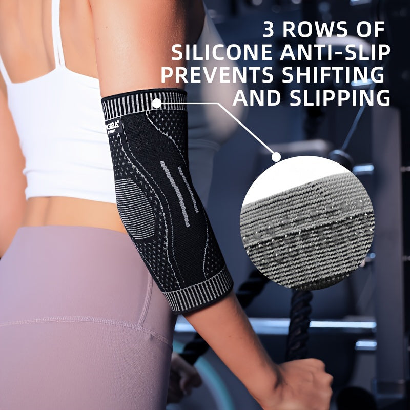 Elastic Elbow Sleeve Support for Sports - Breathable and Comfortable