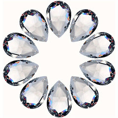 10pcs Crystal Pendant Chandelier Suncatcher Rainbow Maker Glass Prism
