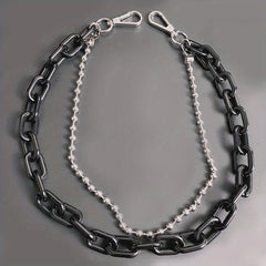 Fluorescent Acrylic Chain Jeans Metal Chain Hip Hop Chain Pendant