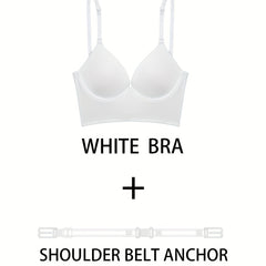 Solid T Shirt Bra Push Up Women's Lingerie