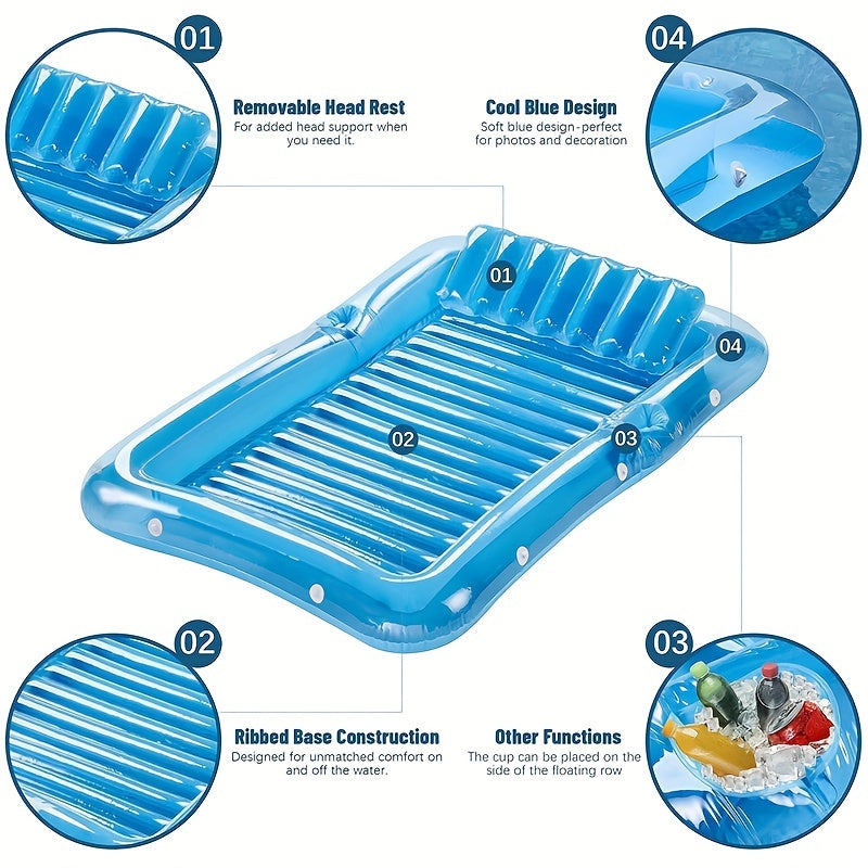 Inflatable Pool Float for Relaxing in Style