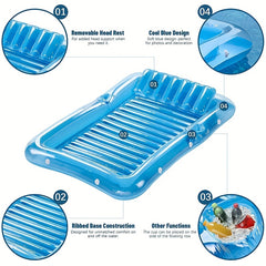 Inflatable Pool Float for Relaxing in Style