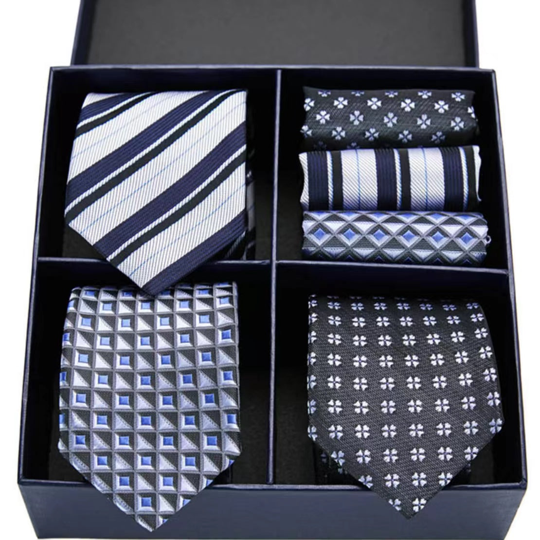 Men's Classic Business Multicolor Tie Set