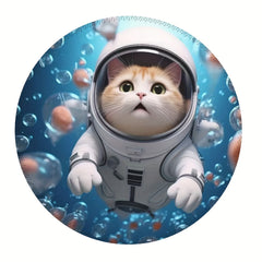 Cat At The Bottom Of The Sea Mouse Pad