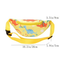 Dinosaur Print Waist Pack Shoulder Bag for Kids