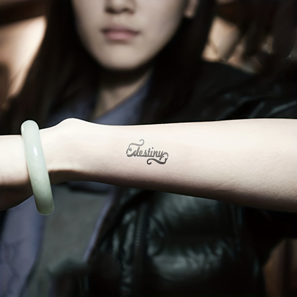 Hollow Tattoo Stencil & Dye Paste - Personality Flower Pattern