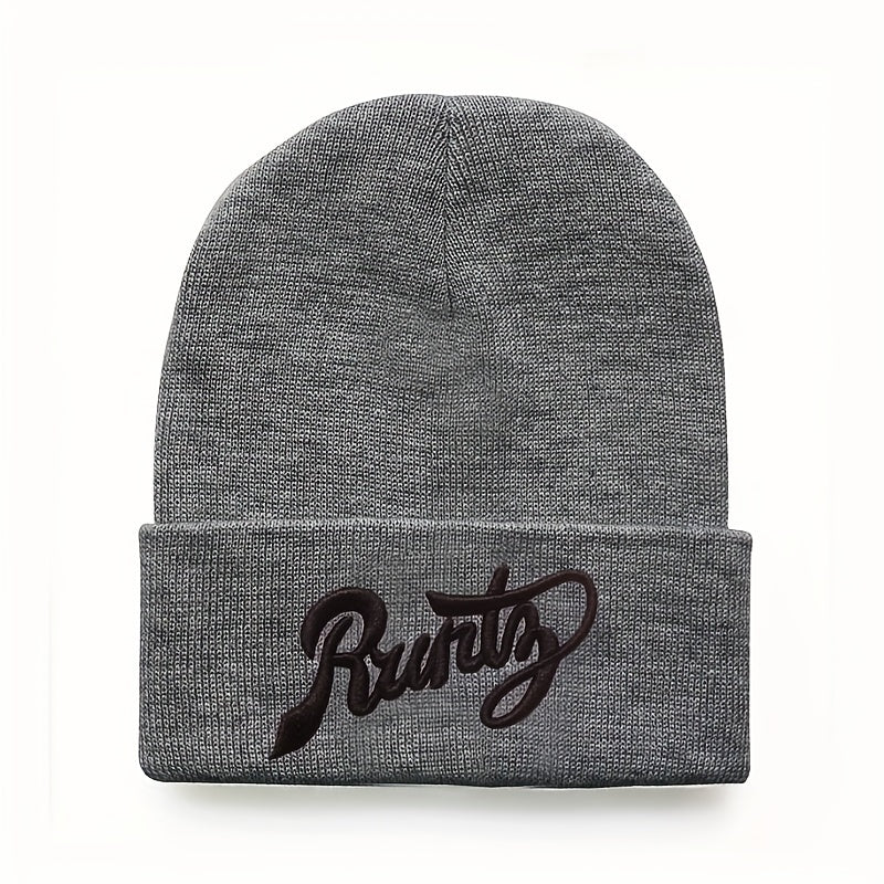 Embroidered Cold Hip Hop Knitted Hat