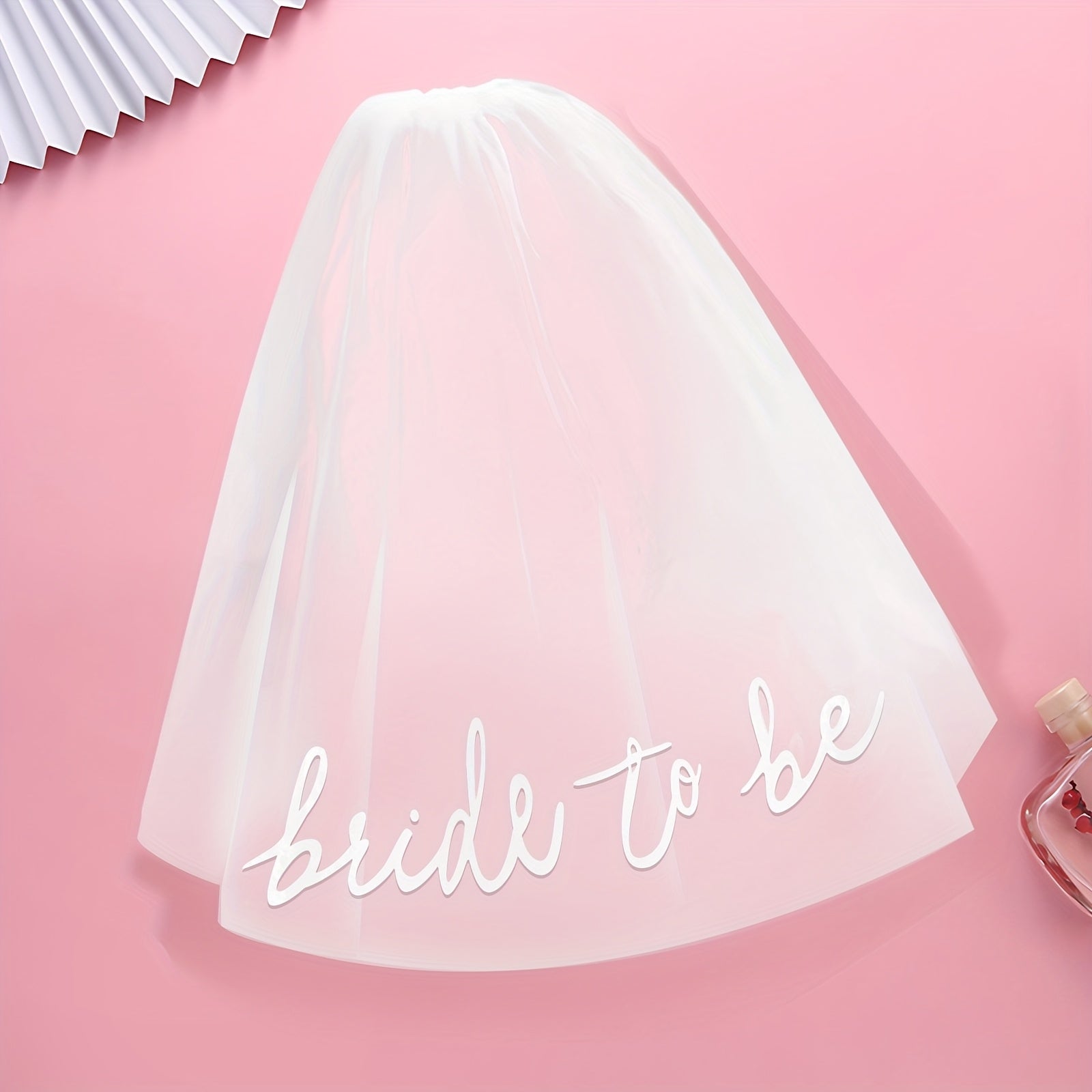 Bridal Veil for Brides and Bridesmaids - Perfect Photo Prop for Wedding