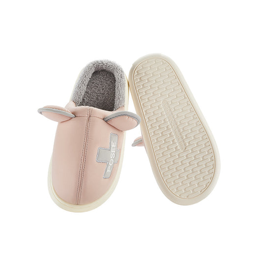 Kids' Fuzzy Memory Foam Slippers - Cozy Winter House Shoes