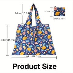 3Pcs Grocery Bag Large Capacity Folding Shopping Handbag