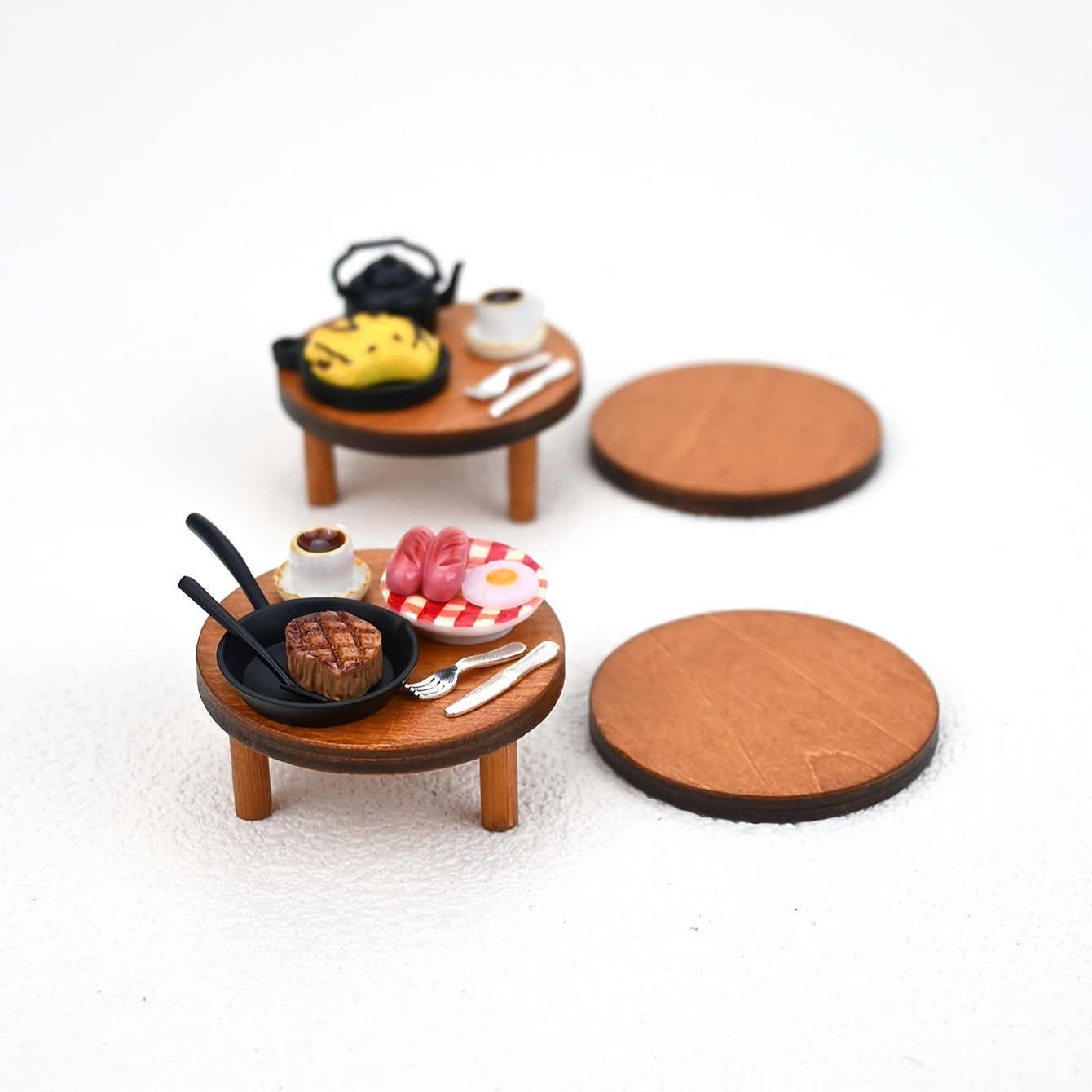 Mini Steak Display Cake Dollhouse Accessories