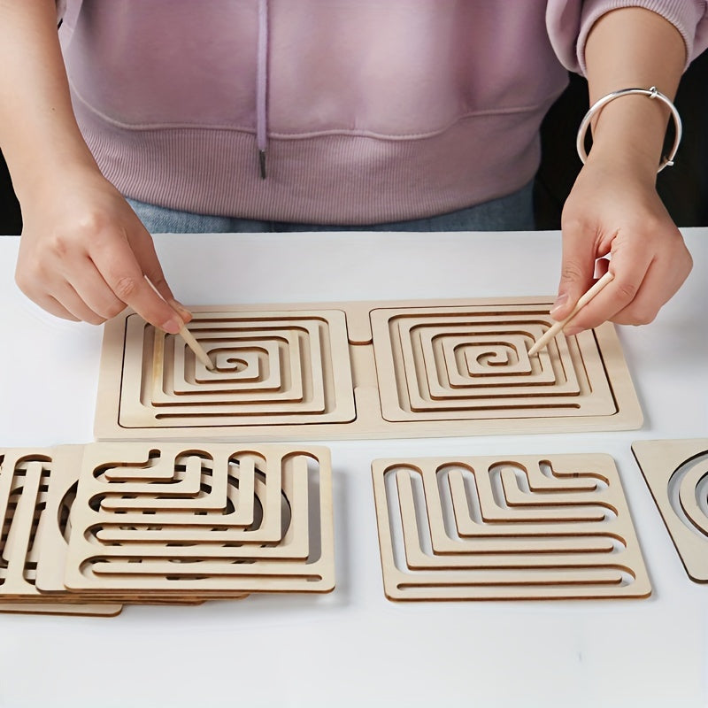 Wooden Puzzle Toys Set for Children